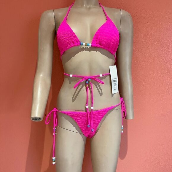 SUMMER HAUS CHANNING ERAP TOP & CHANNING TIE SIDE SKIMPY BOTTOM!! - Picture 1 of 9